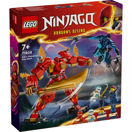 LEGO - LEGO® Ninjago - Robotul de foc al lui Kai (71808), 322 piese