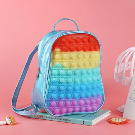 Rucsac ghiozdan prescolari, Empria, Pop It, Antistres, Rainbow [12]