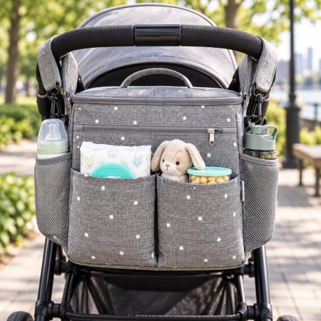 Rucsac multifunctional 5 in 1 geanta bebe, 37x18x31 cm, Diverse culori [4]