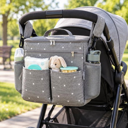 Rucsac multifunctional 5 in 1 geanta bebe, 37x18x31 cm, Diverse culori