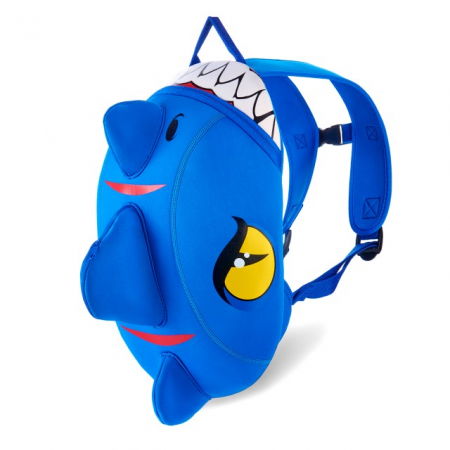Rechizite scolare - Rucsac pentru copii, model 3D cu Dragon, bretele ajustabile, Bleu