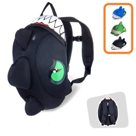 Rucsac pentru copii, model 3D cu Dragon, bretele ajustabile, Diverse culori [6]
