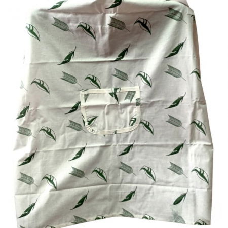 Sal cu buzunar pentru alaptare BabyJem, Alb [2]