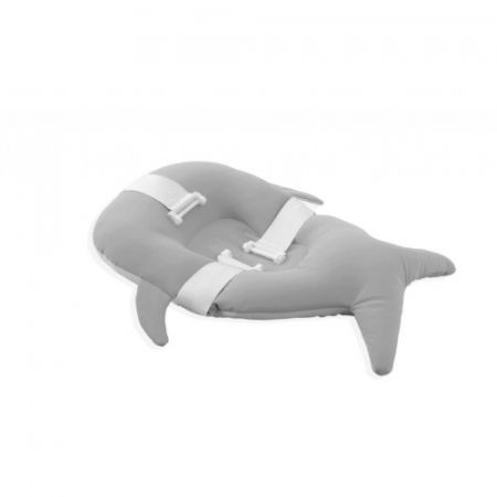 Salteluta suport pentru baita Balena, BabyJem, 35x50 cm, Gri [1]