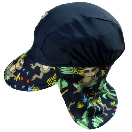 Sapca protectie soare cu protectie gat, Jungle Mix, Marimea L, 4-8 ani [5]