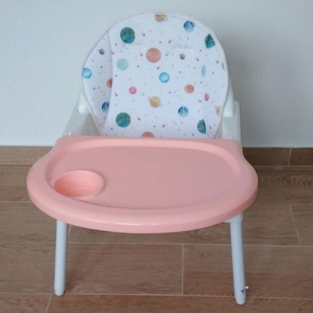 Scaun de masa bebe, 3 in 1, 6 luni - 4 ani, bebelusi si copii, multifunctional, transformabil in scaunel si masuta, Planets [2]