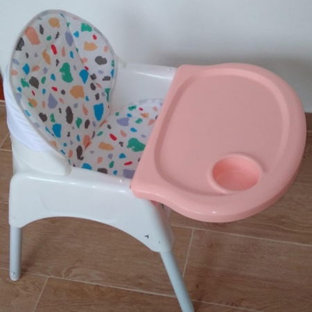 Scaun de masa bebe, 3 in 1, 6 luni - 4 ani, bebelusi si copii, multifunctional, transformabil in scaunel si masuta, Planets [8]