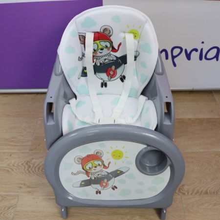 PRODUS RESIGILAT - Scaun masa copii si bebelusi, Empria, 3 in 1, multifunctional, transformabil in scaunel si masuta, Aviator [8]