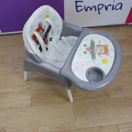 PRODUS RESIGILAT - Scaun masa copii si bebelusi, Empria, 3 in 1, multifunctional, transformabil in scaunel si masuta, Aviator [3]