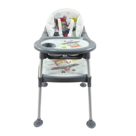 Scaun masa copii si bebelusi, Empria, 3 in 1, multifunctional, transformabil in scaunel si masuta, Diverse modele [13]
