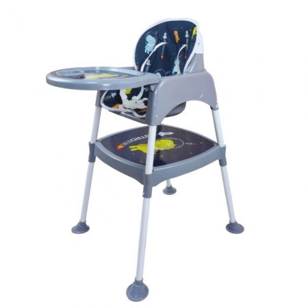 Scaun masa copii si bebelusi, Empria, 3 in 1, multifunctional, transformabil in scaunel si masuta, Astro Dino [13]