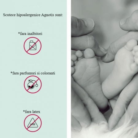 Scutece hipoalergenice Supreme Agnotis, marimea nr.1, 2-5 kg, 44 bucati [4]