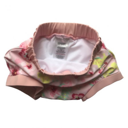 Haine plaja / inot - Scutece Reutilizabile pentru Inot/Piscina, Protectie Soare UPF50+, Floral Pink, Diverse marimi