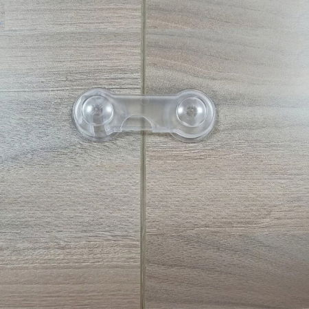 Sigurante pentru sertare si usi - Protectii pentru usi de dulapuri si sertare_transparent, 9.7x3.7x2.5 cm_Buy4Baby