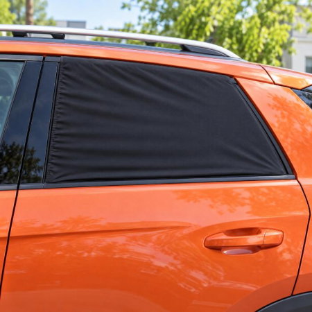 Protectii exterior - Set 2 bucati parasolar auto BabyJem Sun Shade Cover, Diverse marimi