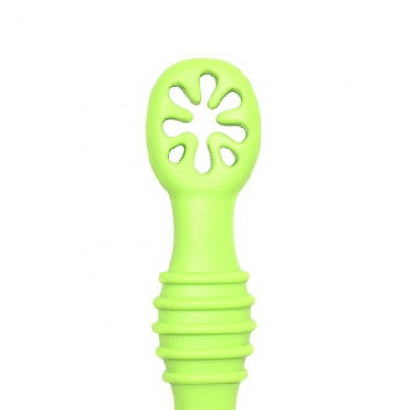 Set 2 pre-lingurite diversificare bebelusi, Faza 1 + Faza 2, silicon alimentar, Empria, Verde [7]