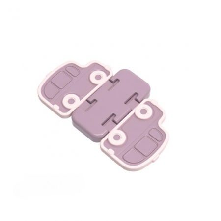 Set 2 sigurante geamuri/usi glisante, 11x6.5x0.5 cm, Mov/Alb [3]