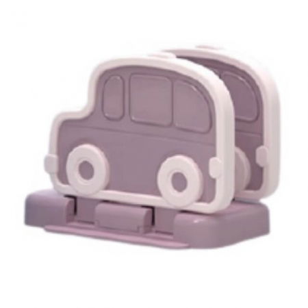 Set 2 sigurante geamuri/usi glisante, 11x6.5x0.5 cm, Mov/Alb [2]