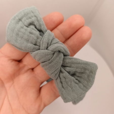 Set 3 bentite elastice pentru fetite, cu fundita, bebe 3-36 luni, Diverse culori [8]