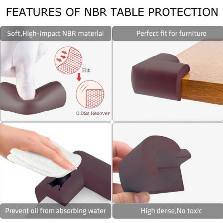 Set 4 bucati groase protectii colturi mobilier, 3.5x1.2x5.5 cm_Empria [10]