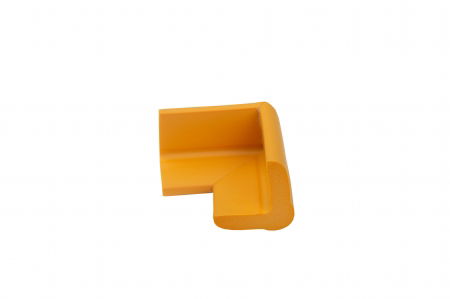 Protectie mobila pentru copii si bebelusi - Set portocaliu 4 bucati mamut protectii colturi mobilier, 4x1.3x7 cm_Empria