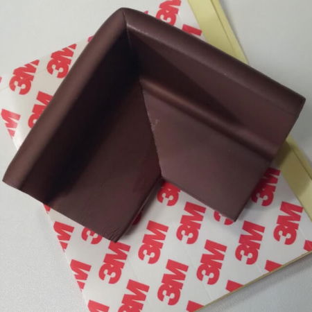 Set portocaliu 4 bucati mamut protectii colturi mobilier, 4x1.3x7 cm_Empria [4]