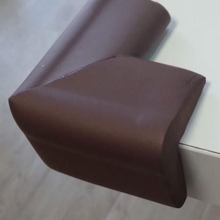 Produse resigilate pentru copii si bebelusi - Set portocaliu 4 bucati mamut protectii colturi mobilier, 4x1.3x7 cm_Empria