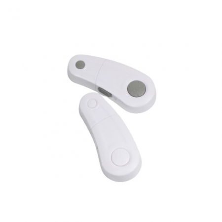Set 4 bucati sigurante rotative, pentru usi dulap, 9.3 x 3.5 x 1.5 cm, Diverse culori [4]