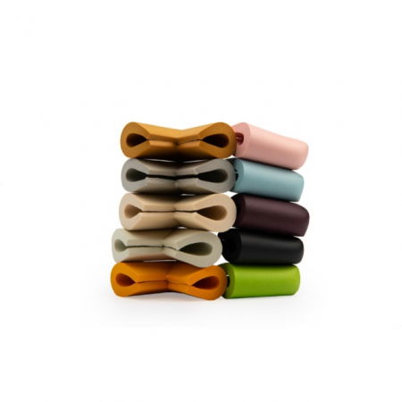 Set 4 coltare in forma U albastru, 3.5x0.7x6 cm_Empria [6]