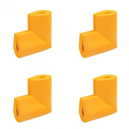 Set 4 coltare in forma U albastru, 3.5x0.7x6 cm_Empria [2]