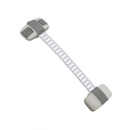 Set 4 protectii flexibile si ajustabile pentru dulapuri, 20 x 5.5 cm, Gri [3]