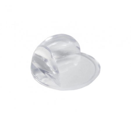 Set 4 protectii rotunde silicon transparent, 4.3x3.0x2.0 cm_Empria [3]