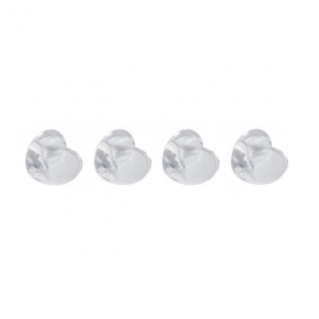 Set 4 protectii rotunde silicon transparent, 4.3x3.0x2.0 cm_Empria [2]