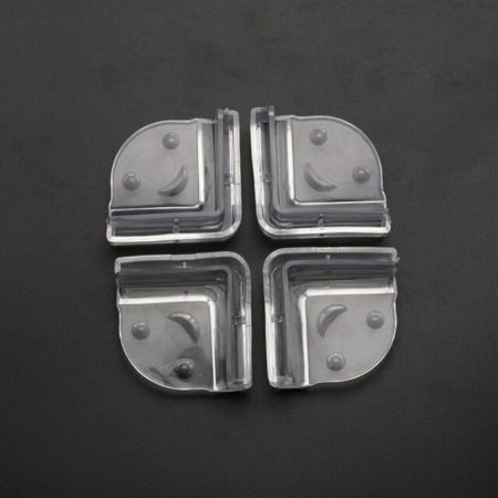 Set 4 coltare silicon transparent, 4.2x1.9x0.8 cm_Empria [10]
