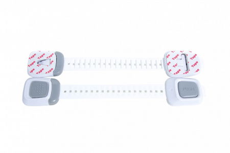 Set cu incuietoare dubla pentru usi si sertare gri, 25 cm_Empria [6]
