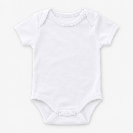 Set 5 body-uri din bumbac albe cu maneca scurta Drool, 0-3 luni [4]