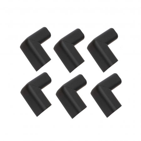 Protectie colturi mobila copii - Set 6 bucati subtiri protectii colturi mobilier, 2.3x0.7x5 cm, Diverse culori