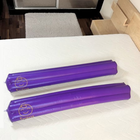 Set bumpere gonflabile protectie pat copii, Empria, 2 bucati, portabile, 120x20x15 cm [8]