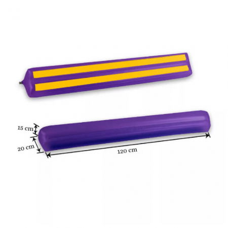 Set bumpere gonflabile protectie pat copii, Empria, 2 bucati, portabile, 120x20x15 cm [6]