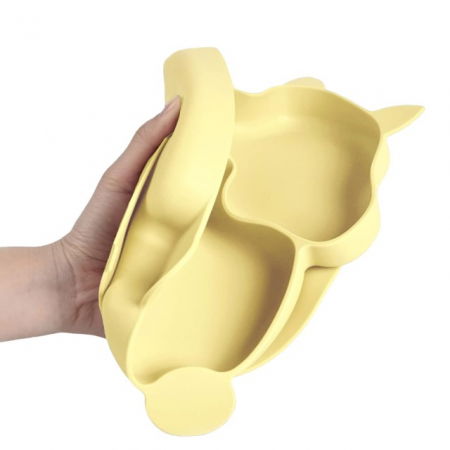 Set complet din silicon fara alergeni pentru diversificare bebe, Empria, Veverita, Diverse culori [3]