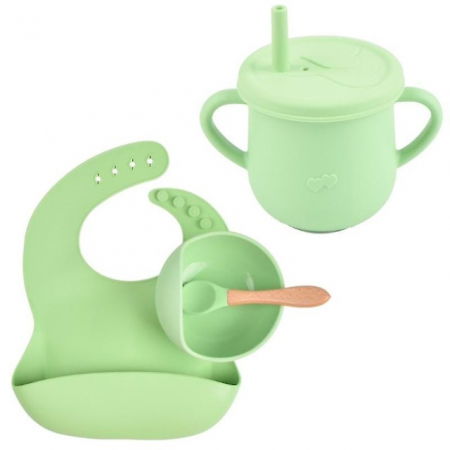 Set complet din silicon fara alergeni pentru diversificare bebe, Empria, Veverita, Diverse culori [1]