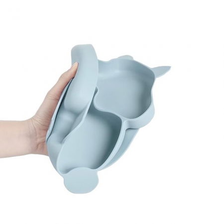 Set complet din silicon fara alergeni pentru diversificare bebe, Empria, Veverita, Diverse culori [3]