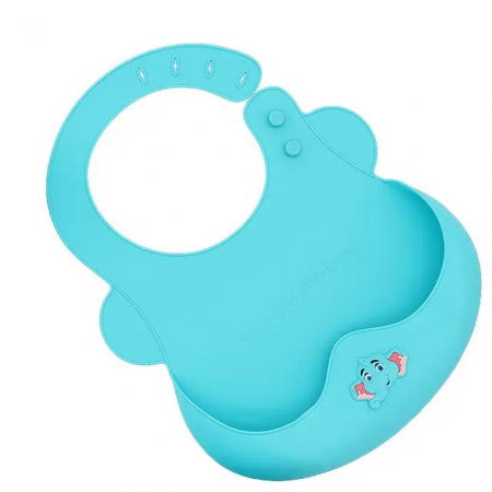Diversificare bebelusi - Set diversificare bebelusi Elefant, 6 piese, set hranire silicon fara BPA, Empria, Premium, Diverse culori