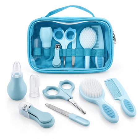 Set ingrijire copii cu 7 piese BabyJem, Bleu [4]