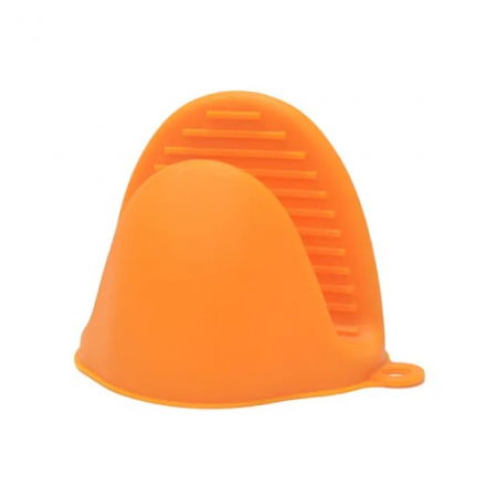 Protectii utile - Set manusi protectie cuptor si aragaz, Empria, Silicon, 2 bucati, Portocaliu