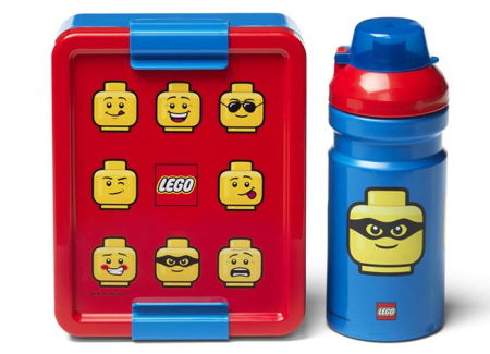 Jucarii copii si jocuri educative - Set pentru pranz LEGO Classic albastru-rosu (40580001)