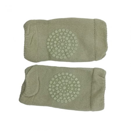 Set protectii anti-alunecare bebe, genunchiere si sosete, Verde [1]