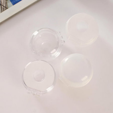 PRODUS RESIGILAT - Set protectii butoane aragaz - plita, Empria, 2 bucati, 7.5x4.6 cm, Alb [6]