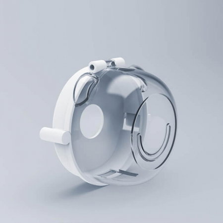 Produse Sub 50 Lei - PRODUS RESIGILAT - Set protectii butoane aragaz - plita, Empria, 2 bucati, 7.5x4.6 cm, Alb