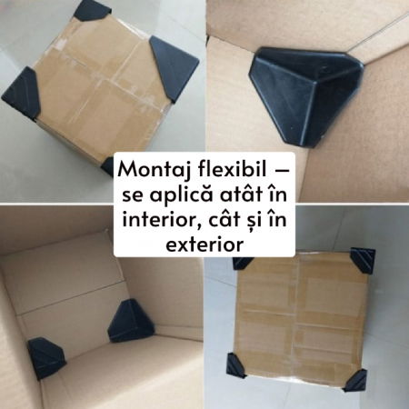 Set protectii de colt pentru cutii de carton, expedieri sigure, Empria, 50 bucati, 5.4x5.4x5.4x0.1 cm [3]
